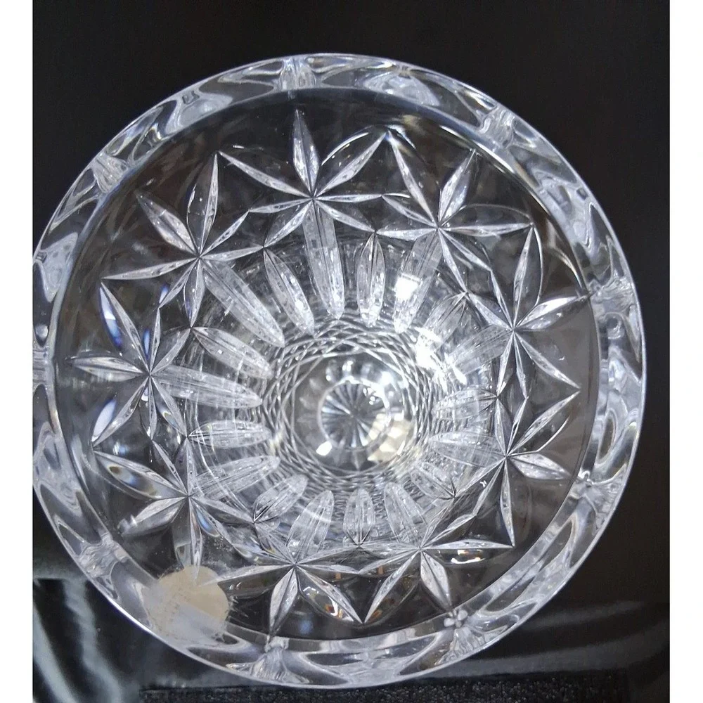 Vase with Pedestal Waterford Week Balmoral Lead Crystal 8.5